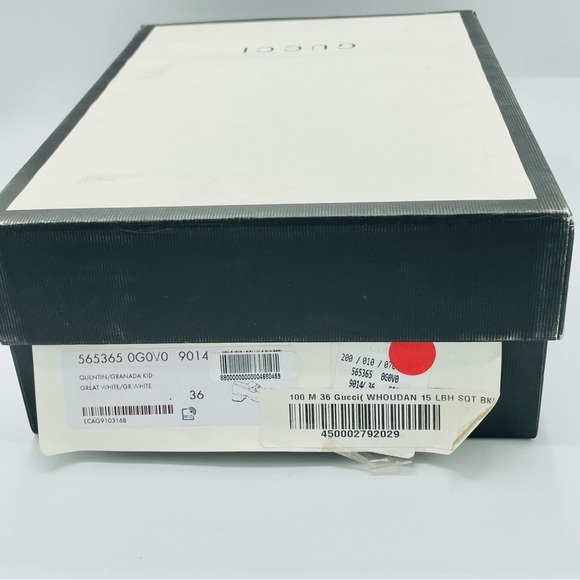 GUCCI Houdan Horsebit Leather Platform Loafers Great White Size 36 - Picture 11 of 12